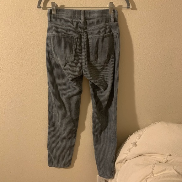 PacSun Vintage Blue/Grey Corduroy Pants - Picture 3 of 4